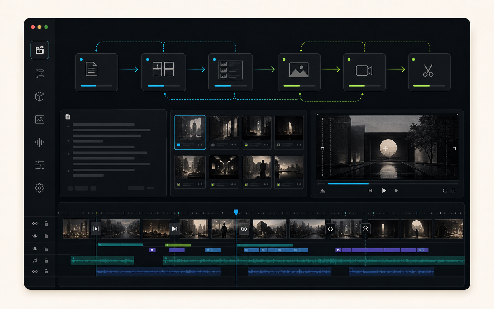 ai-short-drama interface artwork