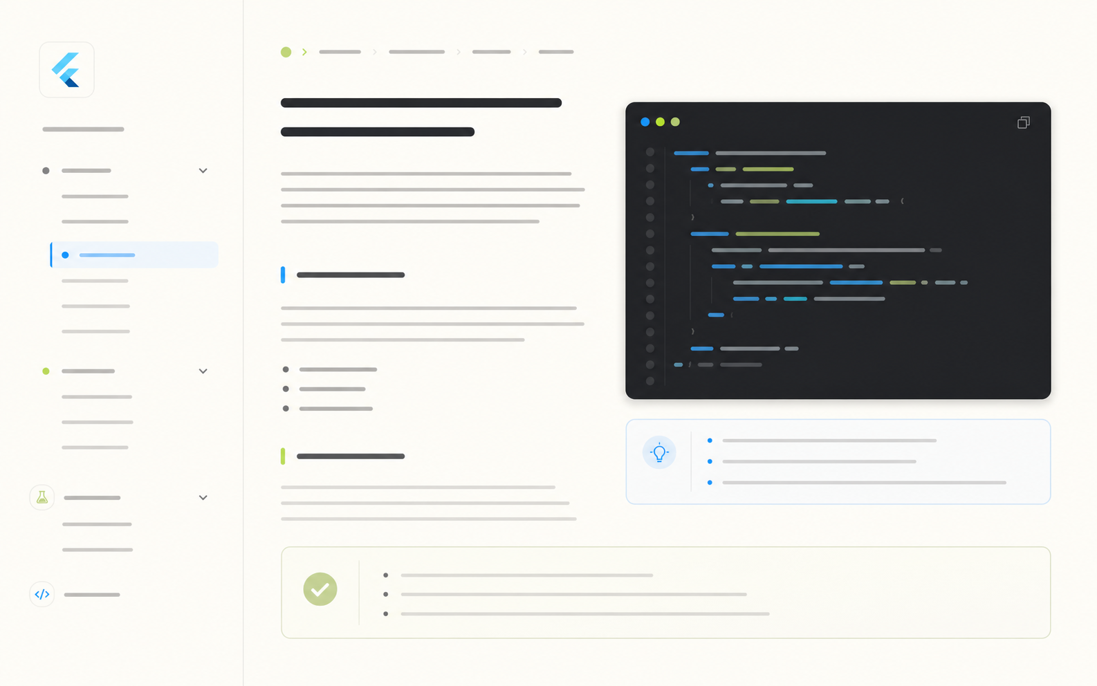 flutter-getx-doc interface artwork